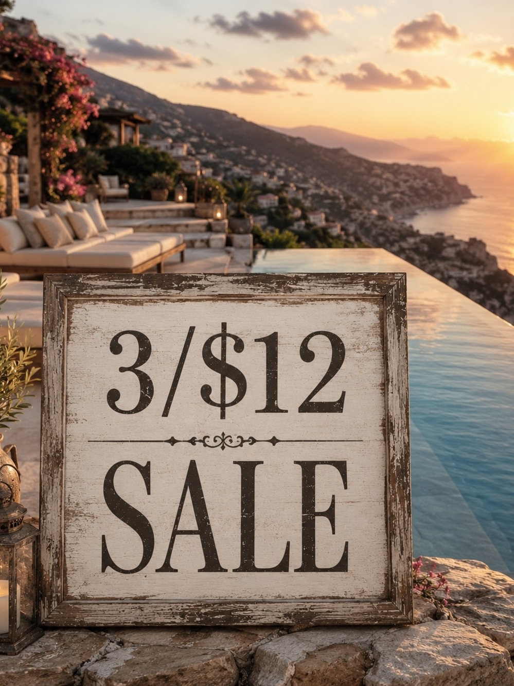 3/$12 SALE